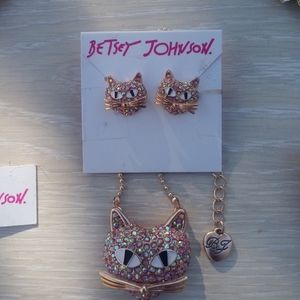 Betsey Johnson Pace Cat Matching Set